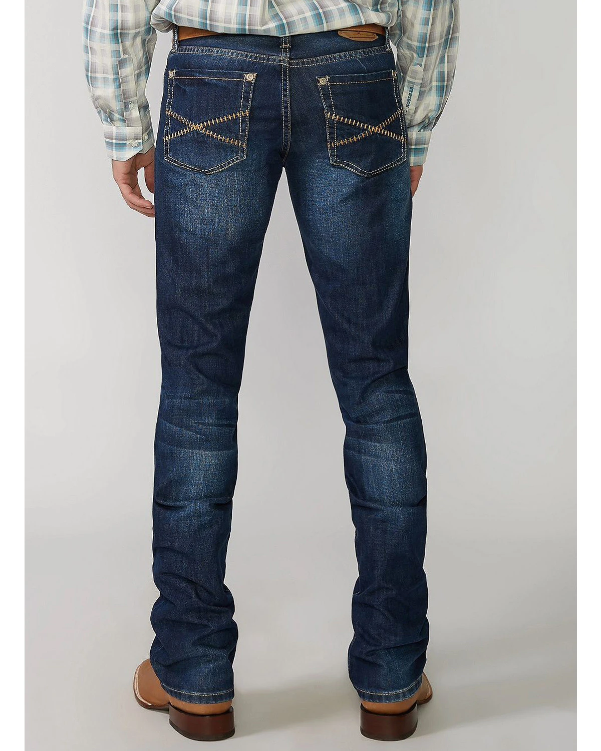 Stetson Rock Fit Barbwire "X" Stitched Jeans 3 Stetson Rock Fit Barbwire "X" Stitched Jeans
