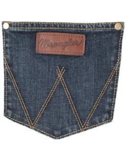 Wrangler Retro Men's Bozeman Medium Wash Low Rise Slim Straight Jeans -Sheplers Sales 010J87 N9 D2