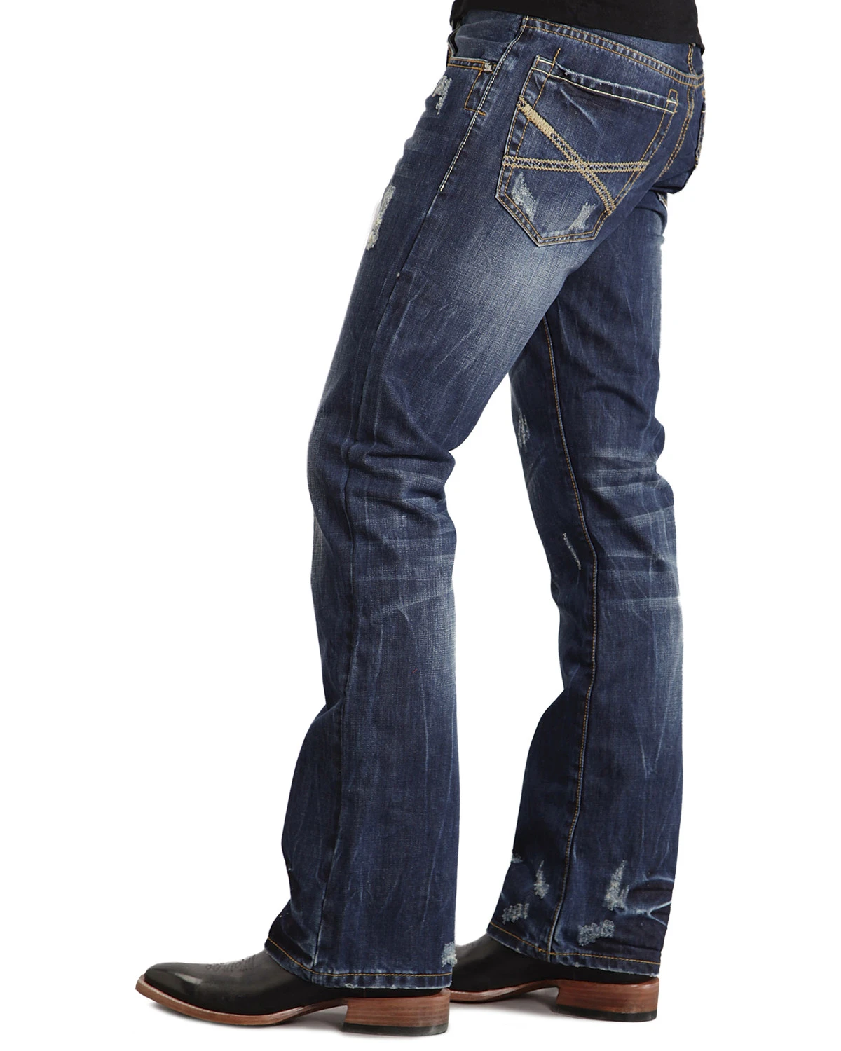 Stetson Rock Fit X Stitched Jeans - Big & Tall 4 Stetson Rock Fit X Stitched Jeans - Big & Tall - Image 2