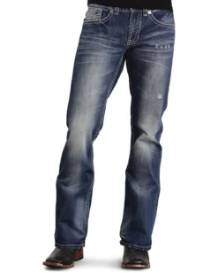 Stetson Rock Fit Bold X Stitched Jeans - Big & Tall -Sheplers Sales 013734 CU P2