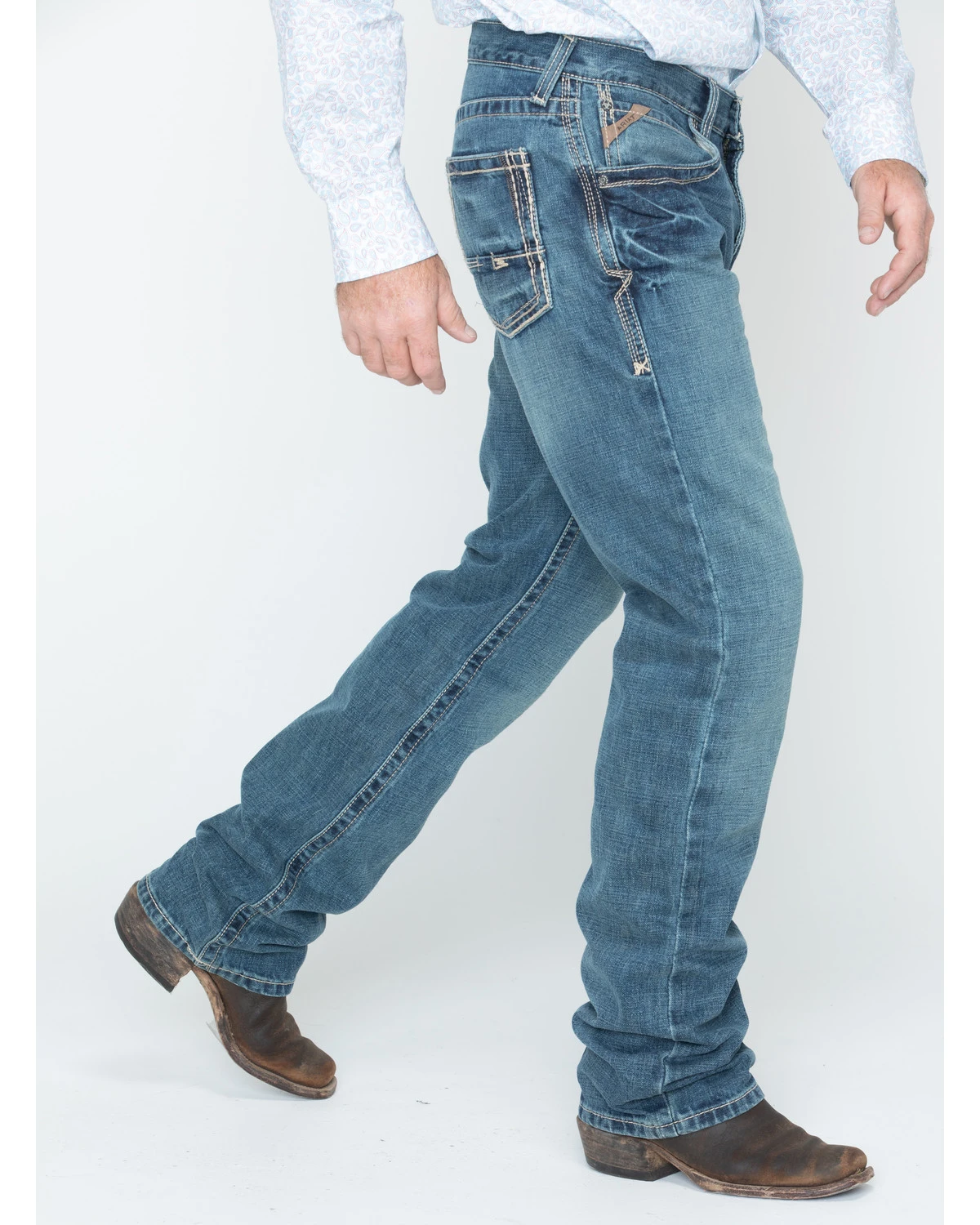 Ariat Denim Jeans - M5 Gulch Straight Leg - Big & Tall 6 Ariat Denim Jeans - M5 Gulch Straight Leg - Big & Tall - Image 4