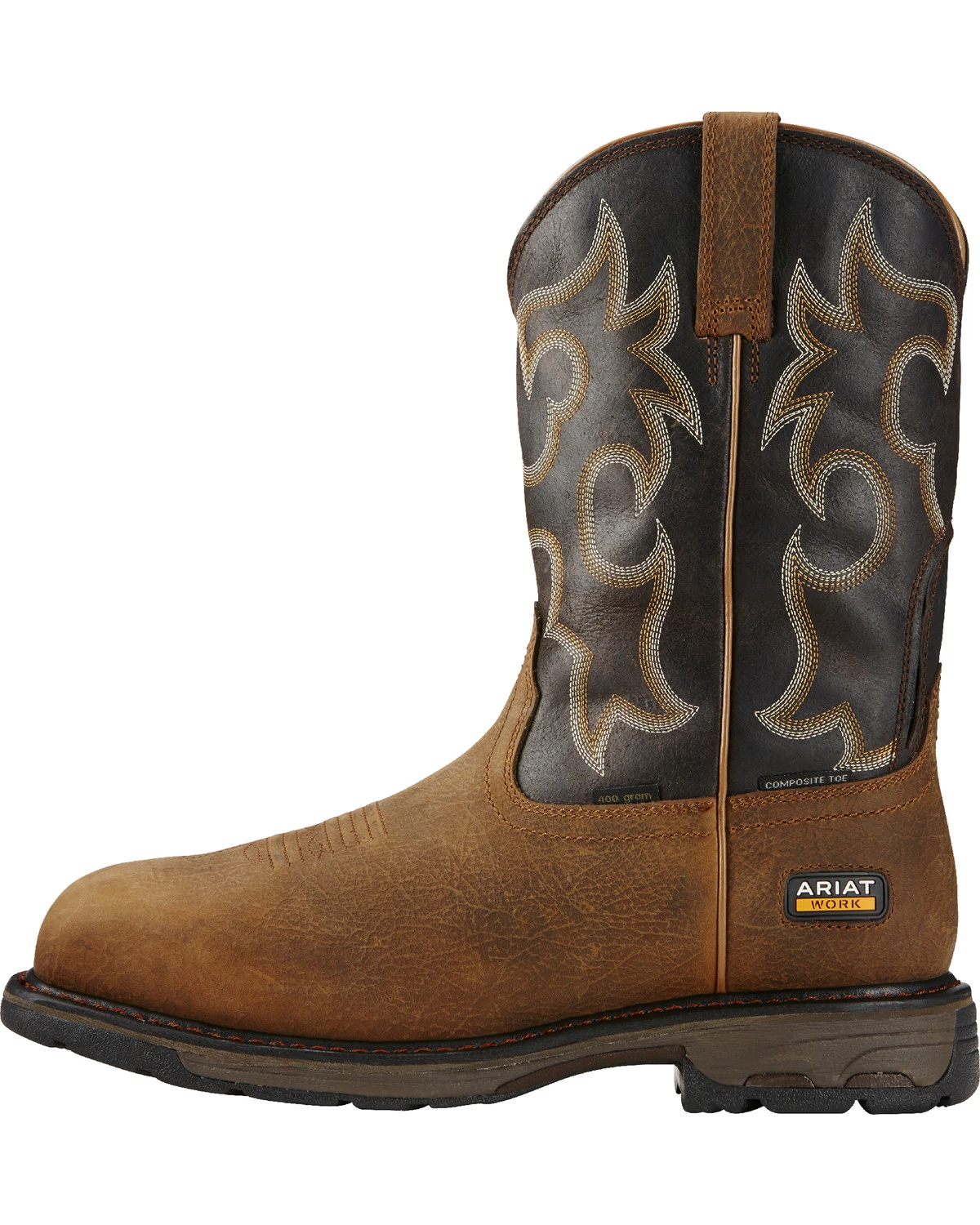Ariat Men's Workhog H2O 400g Cowboy Work Boots - Composite Toe 4 Ariat Men's Workhog H2O 400g Cowboy Work Boots - Composite Toe - Image 2