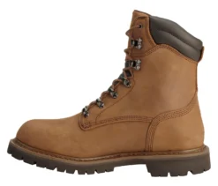 Chippewa Men's Heavy Duty Waterproof & Insulated Aged Bark 8" Work Boots - Round Toe -Sheplers Sales 050G25 D7 LT
