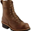 Chippewa Men's Lace-Up Logger Boots - Steel Toe -Sheplers Sales 050G62 G4 P1
