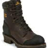 Chippewa 8" Waterproof & Insulated Lace-up Logger Boots - Composite Toe 1 Chippewa 8" Waterproof & Insulated Lace-up Logger Boots - Composite Toe -Sheplers Sales 050K49 47 P1