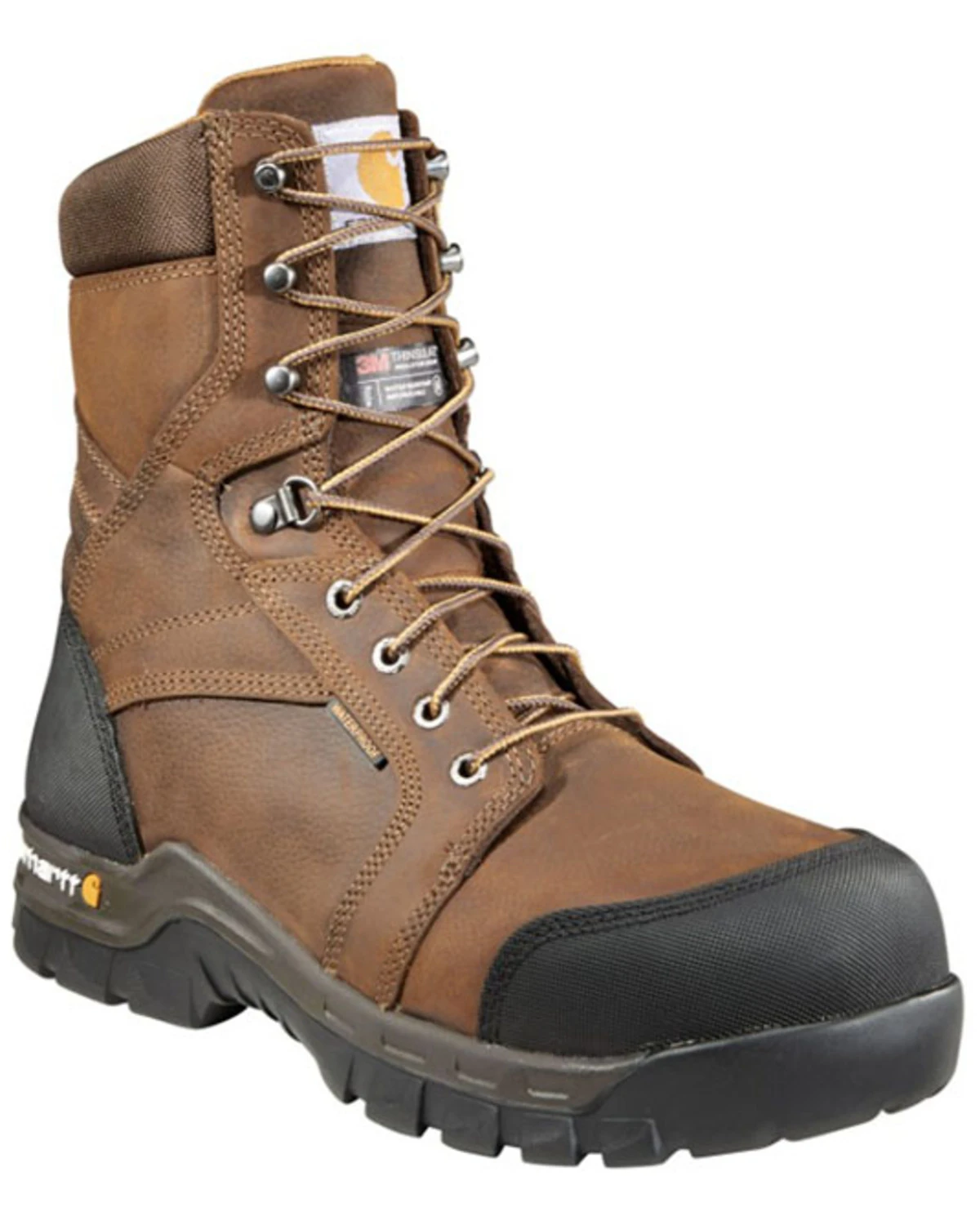 Carhartt Men's 8" Rugged Flex Waterproof Insulated Work Boots - Composite Toe 3 Carhartt Men's 8" Rugged Flex Waterproof Insulated Work Boots - Composite Toe