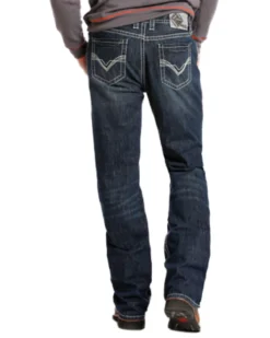 Rock & Roll Denim Men's FR Double Barrel Relaxed Fit Bootcut Jeans