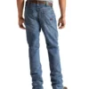 Ariat Men's FR M4 Medium Wash Relaxed Basic Bootcut Jeans -Sheplers Sales 086839 7030 P1