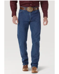 Wrangler Men's Medium Wash High Rise Original Cowboy Bootcut Jeans