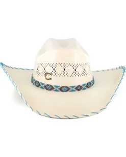Charlie 1 Horse Girls' Natural Straw Hat -Sheplers Sales 2000207643 101 D1