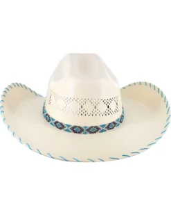 Charlie 1 Horse Girls' Natural Straw Hat -Sheplers Sales 2000207643 101 D2
