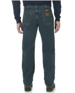 Wrangler Men's Medium Wash Regular Fit Work Jeans -Sheplers Sales 2000209455 400 P2