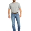 Ariat Men's Rebar M4 DuraStretch Haze Low Rise Bootcut Work Jeans -Sheplers Sales 2000223031 400 P1
