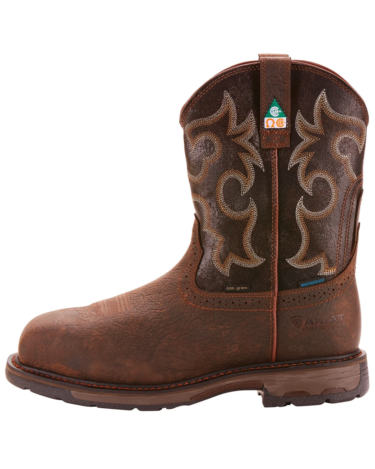 Ariat Men's Workhog H20 600G CSA Boots - Composite Toe 4 Ariat Men's Workhog H20 600G CSA Boots - Composite Toe - Image 2