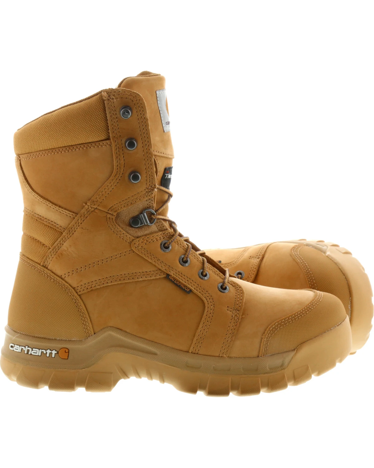 Carhartt Men's 8" Waterproof Insulated Rugged Flex Work Boots - Round Toe 5 Carhartt Men's 8" Waterproof Insulated Rugged Flex Work Boots - Round Toe - Image 3