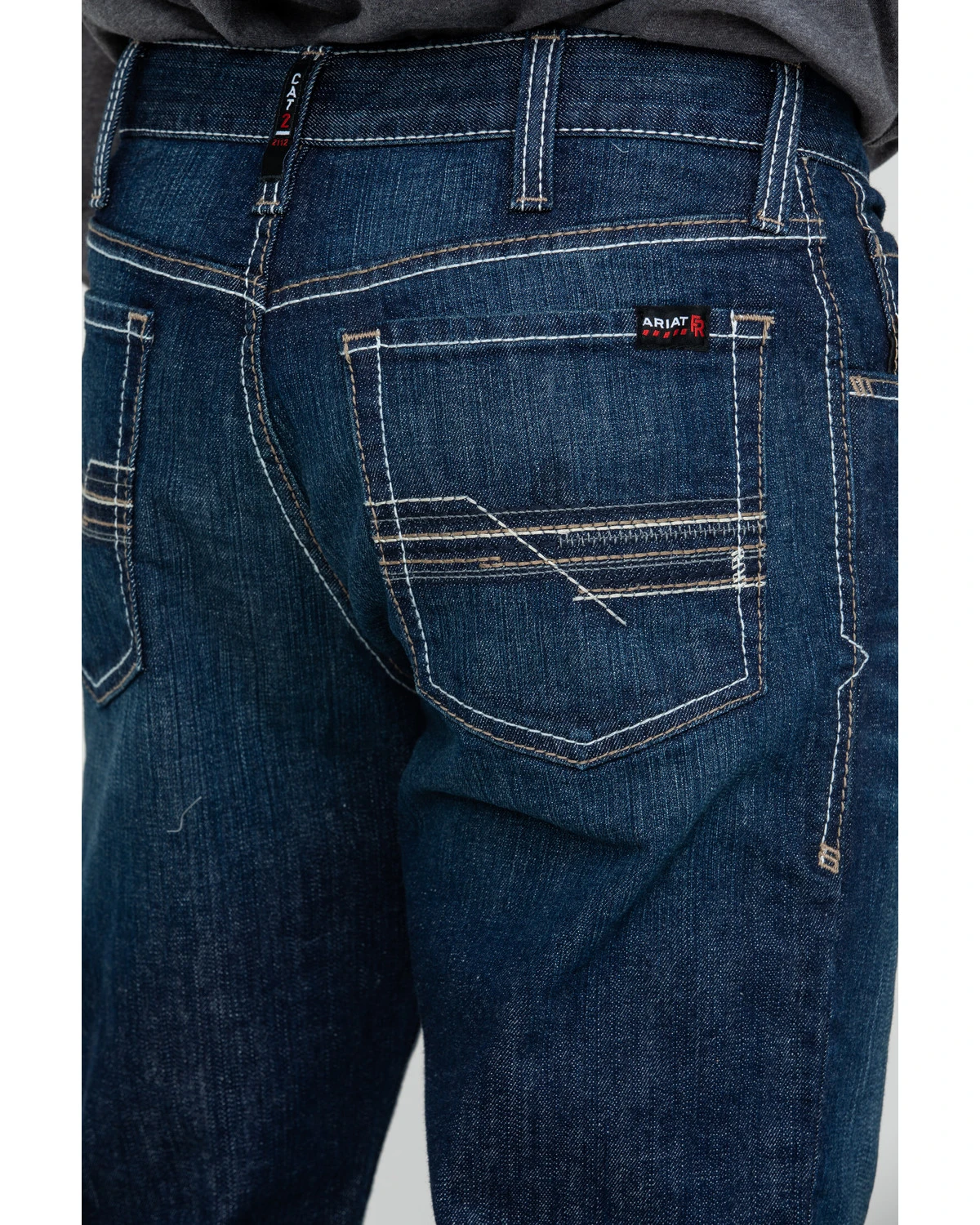 Ariat Men's FR M4 Durastretch Lineup Straight Work Jeans 6 Ariat Men's FR M4 Durastretch Lineup Straight Work Jeans - Image 4