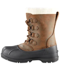 Baffin Men's Brown Canada Waterproof Faux Fur Leather Tundra Work Boots - Round Toe 8 Baffin Men's Brown Canada Waterproof Faux Fur Leather Tundra Work Boots - Round Toe -Sheplers Sales 2000282882 200 P2