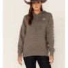 Ariat Women's Charcoal Logo Hoodie -Sheplers Sales 2000283447 022 P1