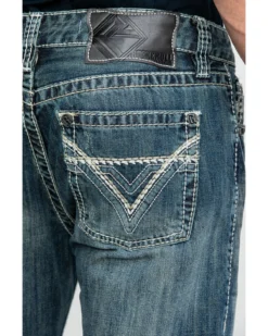 Rock & Roll Denim Men's Pistol Med Bootcut Jeans -Sheplers Sales 2000283476 400 P2