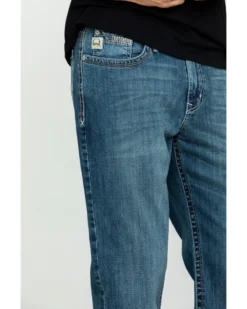 Cinch Men's Grant Medium Stonewash Mid Relaxed Bootcut Jeans -Sheplers Sales 2000283510 402 P5