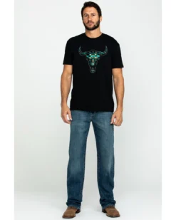 Cinch Men's Grant Medium Stonewash Mid Relaxed Bootcut Jeans -Sheplers Sales 2000283510 402 P6