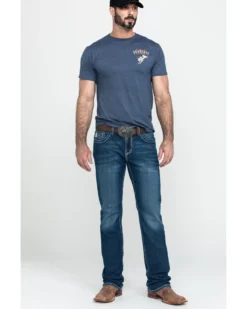 Cinch Men's Ian Medium Stone Wash Slim Boot Jeans -Sheplers Sales 2000288366 402 P6