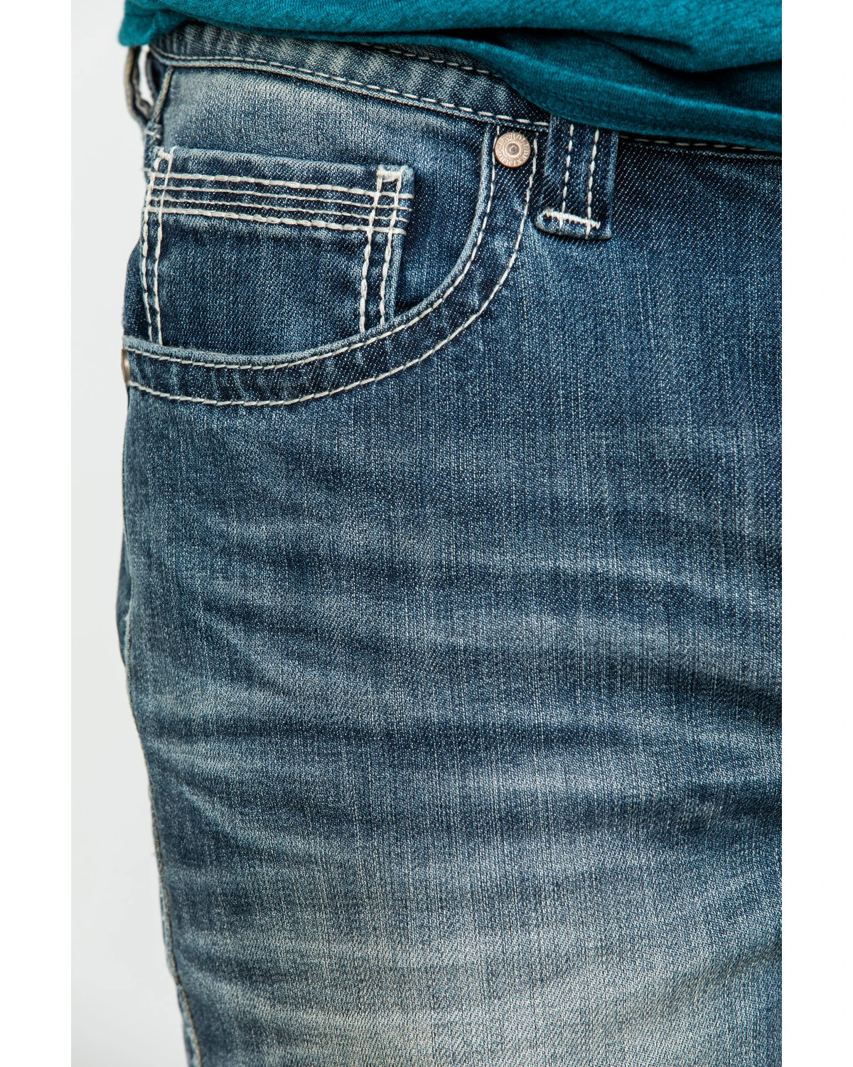 Rock & Roll Denim Men's Reflex Double Barrel Vintage Stretch Relaxed Straight Jeans 5 Rock & Roll Denim Men's Reflex Double Barrel Vintage Stretch Relaxed Straight Jeans - Image 4