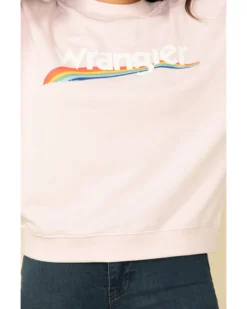 Wrangler Retro Women's Lilac High Rib Pullover -Sheplers Sales 2000308273 530 P5