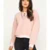 Eyeshadow Women's Fuzzy Sweatshirt 2 Eyeshadow Women's Fuzzy Sweatshirt -Sheplers Sales 2000313198 650 P1