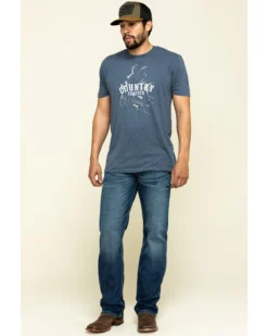 Ariat Men's M7 Rocker Summit Dark Stretch Stackable Slim Straight Jeans -Sheplers Sales 2000322092 402 P6