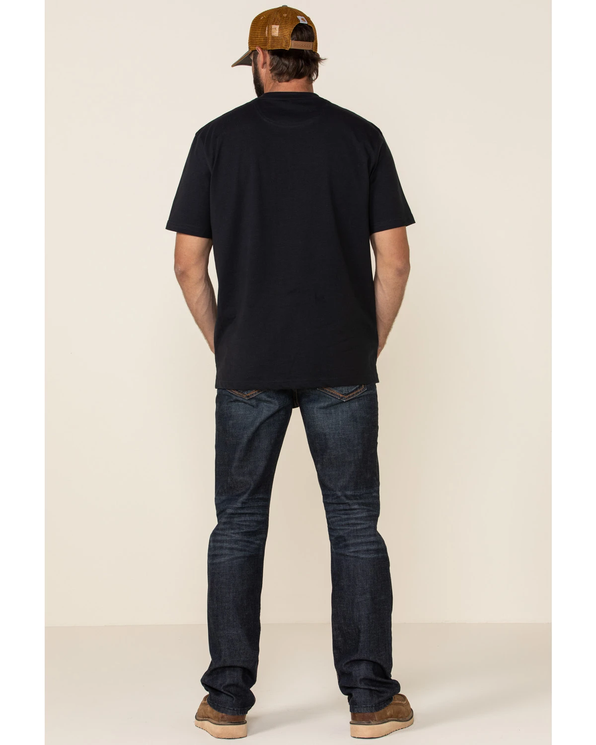 Moonshine Spirit Men's Eating Iron Dark Stretch Slim Straight Jeans 7 Moonshine Spirit Men's Eating Iron Dark Stretch Slim Straight Jeans - Image 5