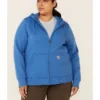 Carhartt Women's Clarksburg Zip-Front Hooded Work Sweatshirt - Plus 2 Carhartt Women's Clarksburg Zip-Front Hooded Work Sweatshirt - Plus -Sheplers Sales 2000330886 420 P1