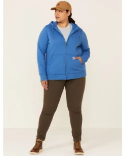 Carhartt Women's Clarksburg Zip-Front Hooded Work Sweatshirt - Plus -Sheplers Sales 2000330886 420 P2