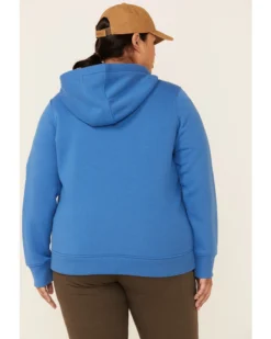 Carhartt Women's Clarksburg Zip-Front Hooded Work Sweatshirt - Plus -Sheplers Sales 2000330886 420 P4
