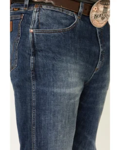 Wrangler Retro Premium Men's Platte Dark Stretch Slim Straight Jeans -Sheplers Sales 2000331419 400 P5