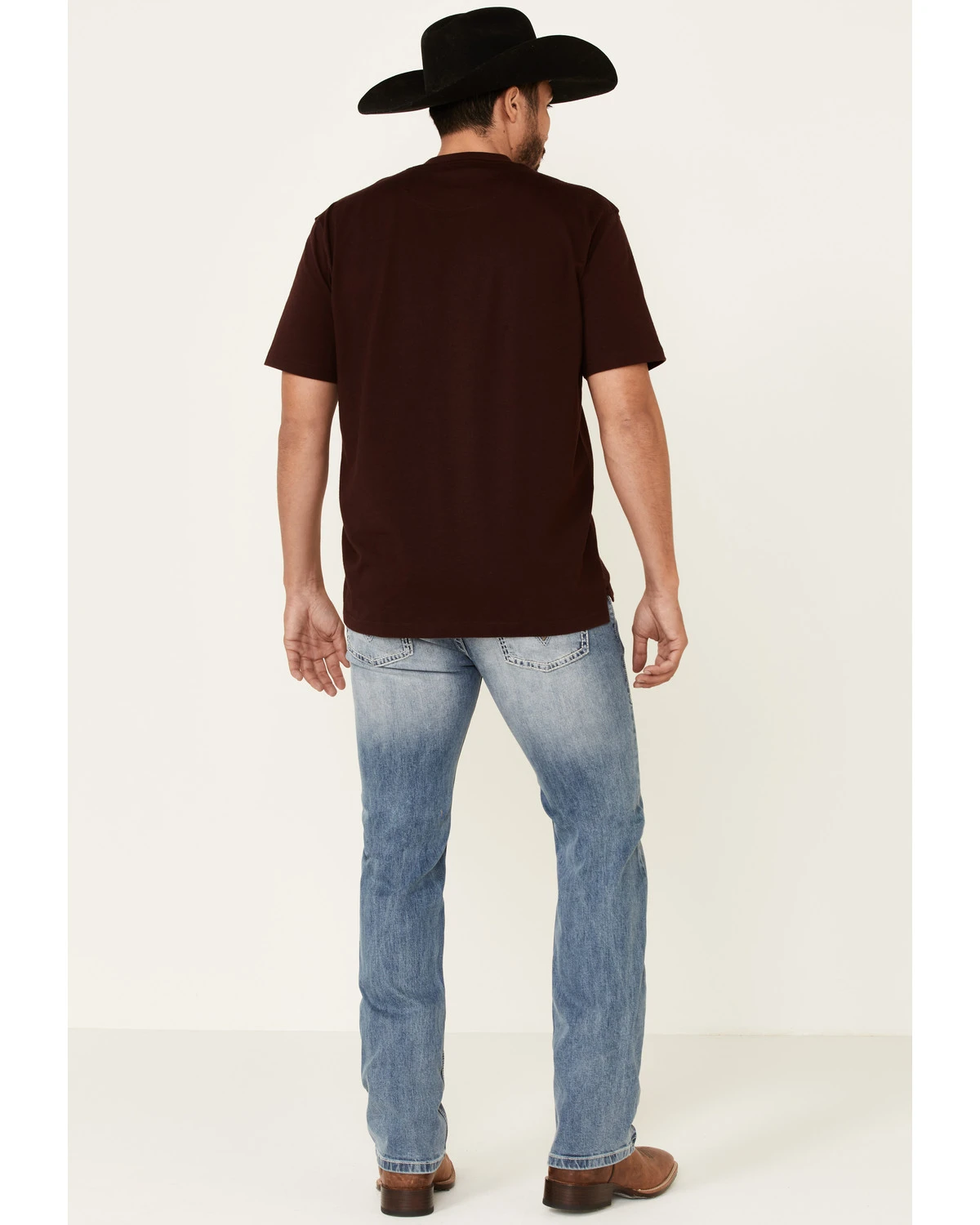 Rock & Roll Denim Men's Light Vintage Revolver Stretch Slim Straight Jeans 3 Rock & Roll Denim Men's Light Vintage Revolver Stretch Slim Straight Jeans