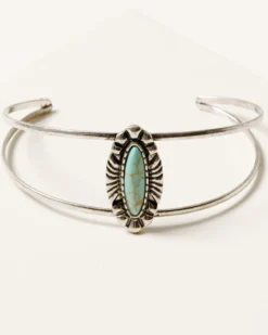 Prime Time Women's Turquoise Statement Cuff Set -Sheplers Sales 2000334005 040 P2