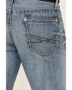 Cinch Men's Ian Medium Stonewash Performance Slim Bootcut Jeans -Sheplers Sales 2000334656 402 P4