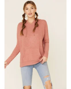 Angie Women's Brushed Hacci Hooded Sweatshirt