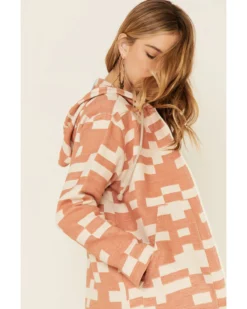 Pendleton Women's Sierra Mixed Pattern Oversized Zip Hooded Jacket 11 Pendleton Women's Sierra Mixed Pattern Oversized Zip Hooded Jacket -Sheplers Sales 2000335400 103 P5