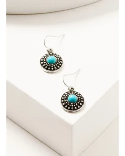 Prime Time Jewelry Women's Silver Turquoise & White Concho Jewelry Set -Sheplers Sales 2000338300 040 P3