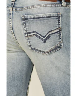 Moonshine Spirit Men's Wild West Light Wash Stretch Stackable Straight Jeans 9 Moonshine Spirit Men's Wild West Light Wash Stretch Stackable Straight Jeans -Sheplers Sales 2000338828 400 P4