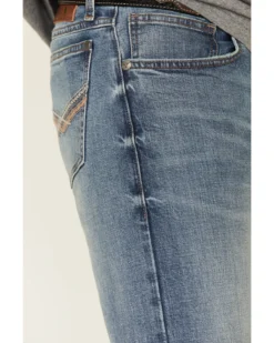 Wrangler 20X Men's Misty Vintage Light Wash Stretch Slim Bootcut Jeans -Sheplers Sales 2000340795 400 P5