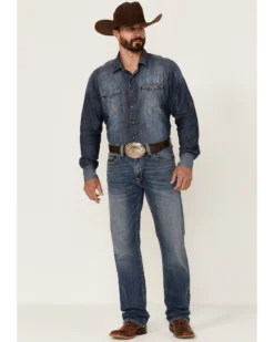 Ariat Men's M2 Wyland Medium Wash Stretch Relaxed Bootcut Jeans