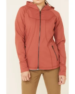 Ariat Women's Marsala Attain Thermal Zip-Front Hoodie -Sheplers Sales 2000341911 640 P3