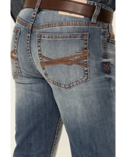 Cody James Core Men's Silver Spur Medium Wash Performance Stretch Slim Bootcut Jeans -Sheplers Sales 2000342679 400 P3