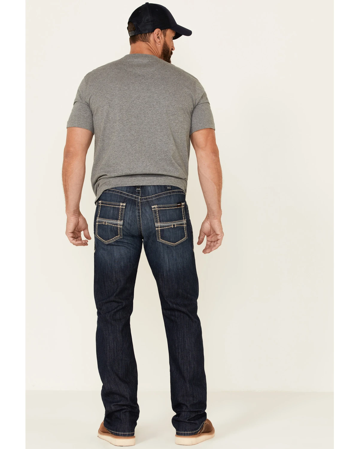 Ariat Men's FR M5 Billings Duralight Stretch Coltrane Straight Leg Work Jeans 4 Ariat Men's FR M5 Billings Duralight Stretch Coltrane Straight Leg Work Jeans - Image 2