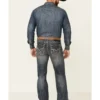 Rock & Roll Denim Men's Pistol Dark Vintage Wash Regular Straight Jeans 2 Rock & Roll Denim Men's Pistol Dark Vintage Wash Regular Straight Jeans -Sheplers Sales 2000345012 400 P1