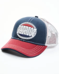 Cody James Men's Patriot Oval Embroidered Mesh-Back Ball Cap