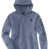 Carhartt Women's Midweight Logo Sleeve Graphic Hooded Work Pullover Sweatshirt -Sheplers Sales 2000346368 070 P1